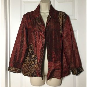 Chicos Silk Shacket